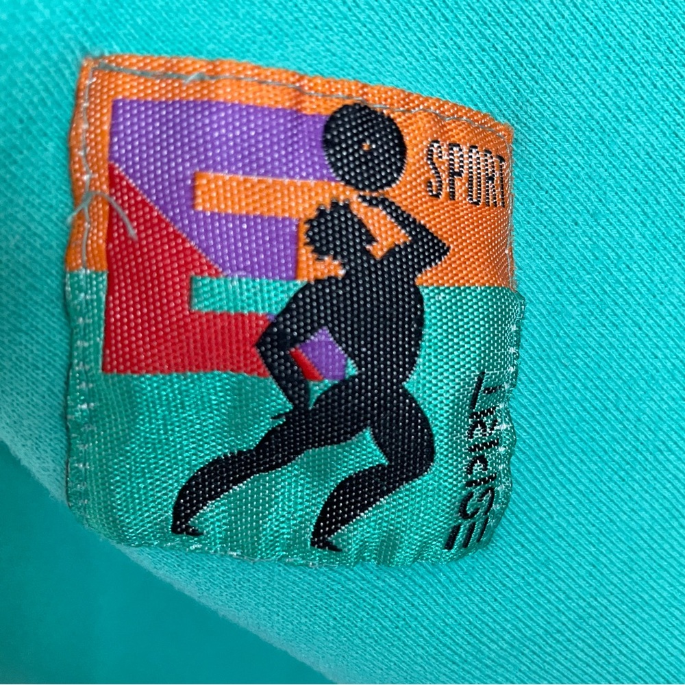Esprit Sport LA Olympic Era Sweatshirt in Teal with awesome graphics - Picture 7 of 13